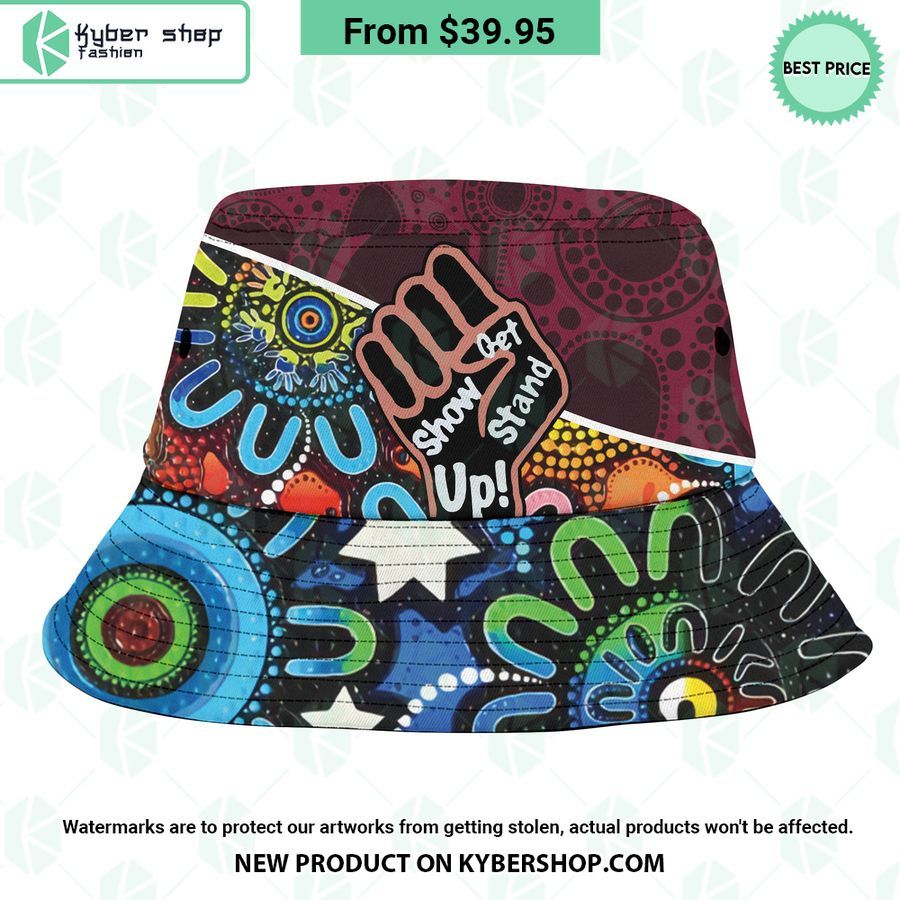 Brisbane Broncos Indigenous Pattern Bucket Hat
