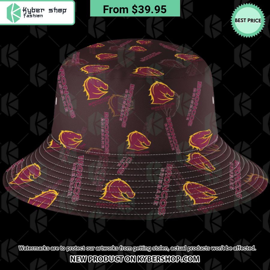 Brisbane Broncos logo Bucket Hat