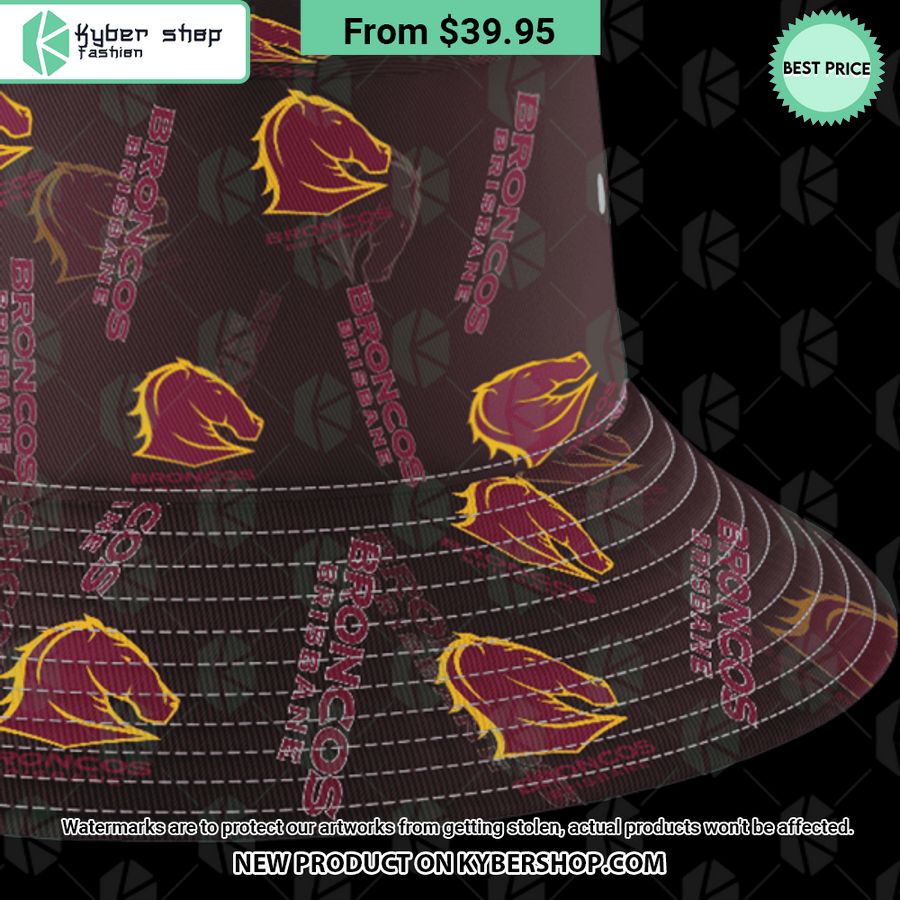 Brisbane Broncos logo Bucket Hat