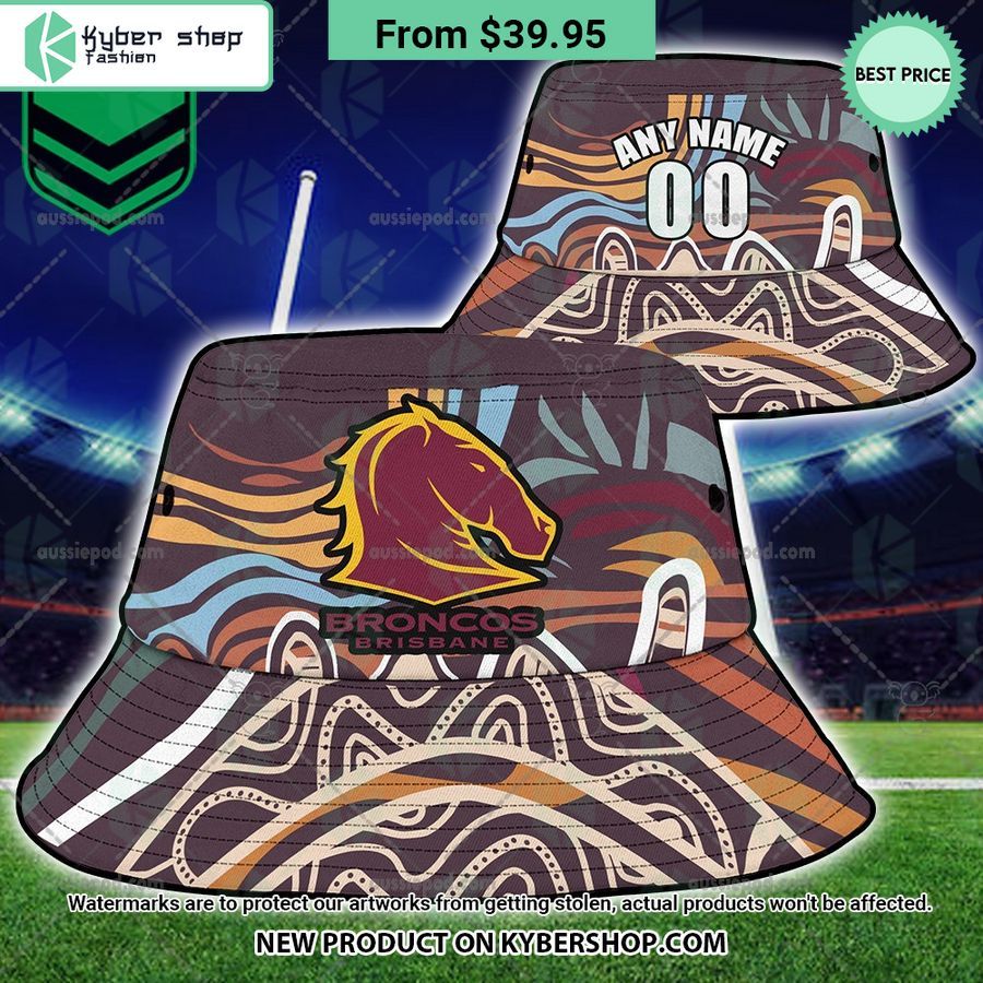 Brisbane Broncos Naidoc Bucket Hat