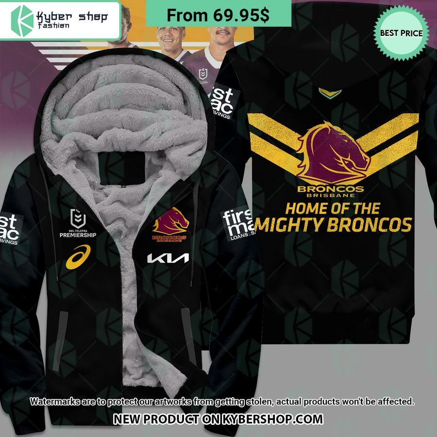 Brisbane Broncos NRL Fleece Hoodie