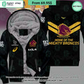 Brisbane Broncos NRL Fleece Hoodie