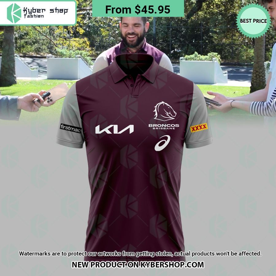 Brisbane Broncos NRL Polo Shirt, Pants