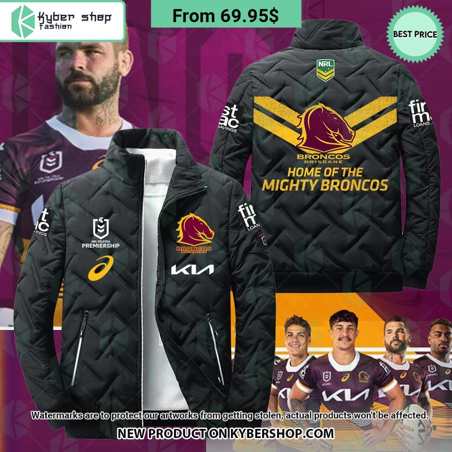 All Heart Final Brisbane Broncos NRL Puffer Jacket