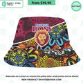 Brisbane Lions Indigenous Pattern Bucket Hat