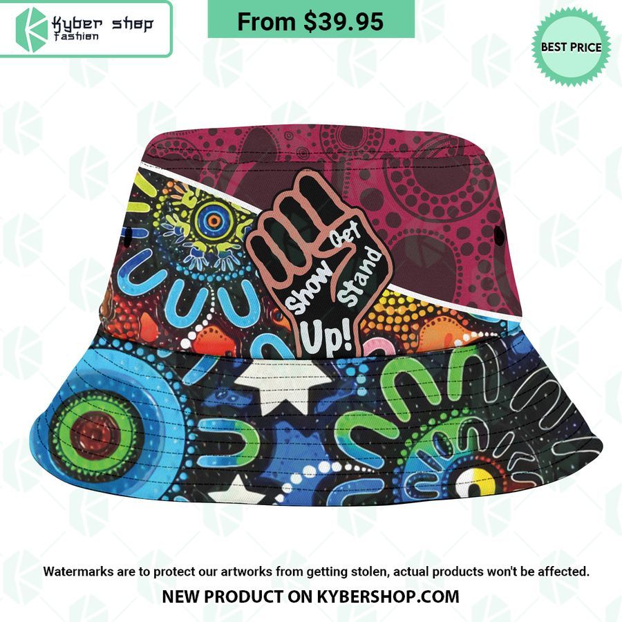 Brisbane Lions Indigenous Pattern Bucket Hat