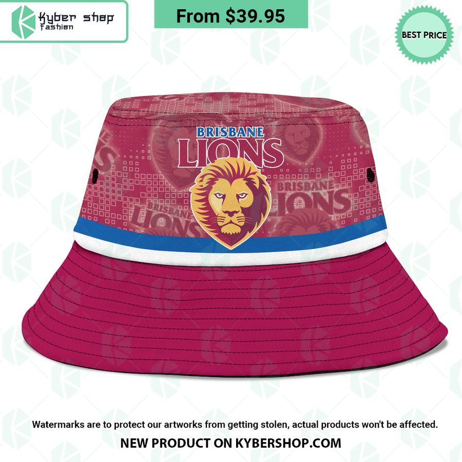 Brisbane Lions Logo Bucket Hat