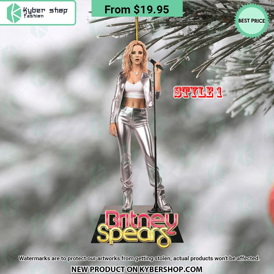 Britney Spears Christmas Ornament