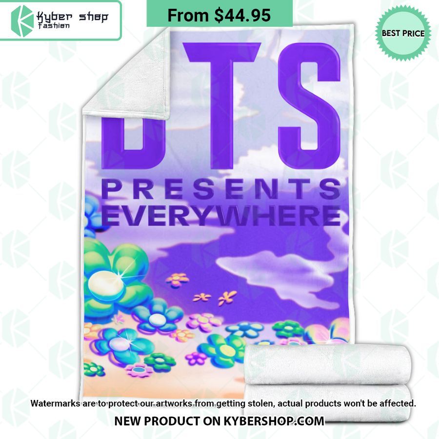 BTS 10th Anniversary Presents Everywhere Blanket
