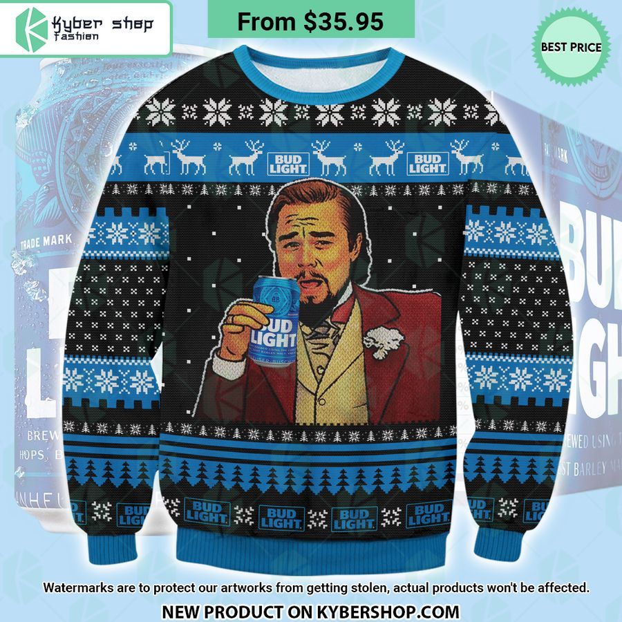 Bud Light Beer Leonardo DiCaprio Sweater