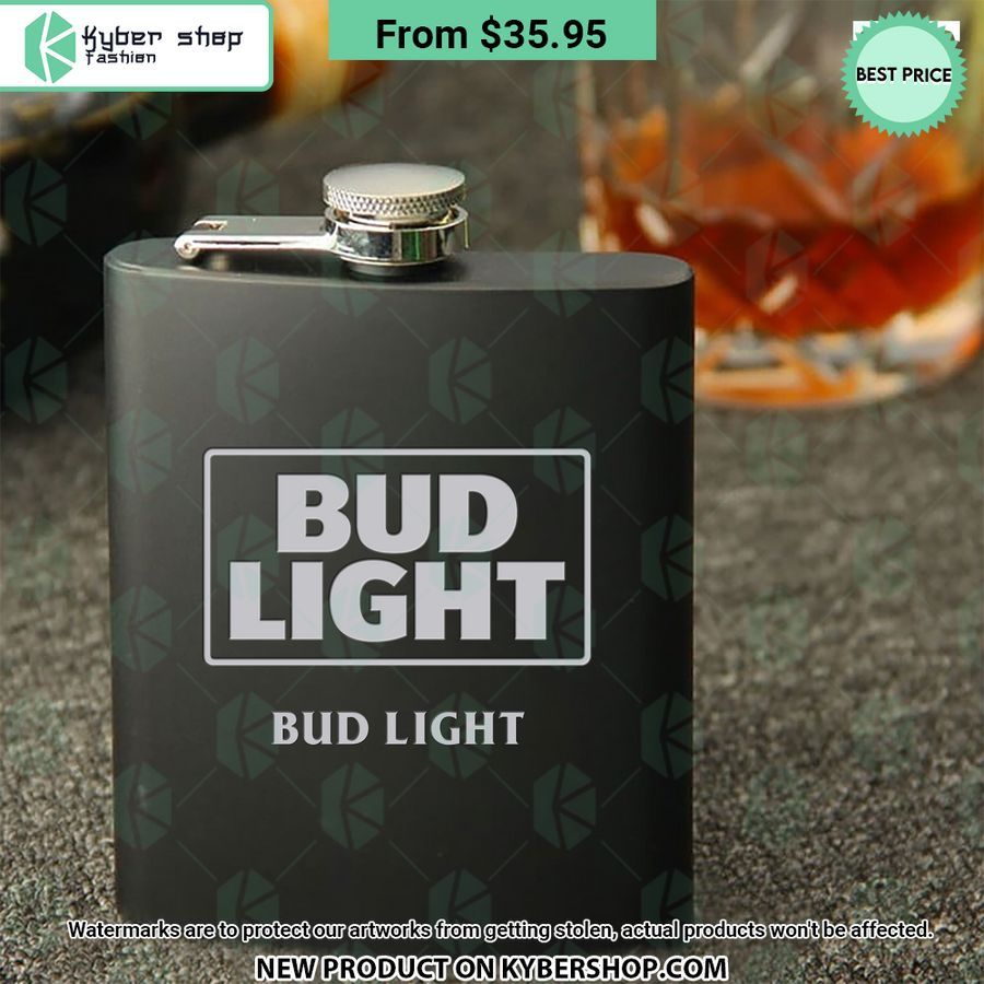 Bud Light Hip Flask