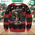 Budweiser Eagle US Flag Ugly Christmas Sweater