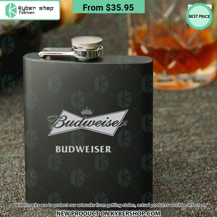 Budweiser Hip Flask
