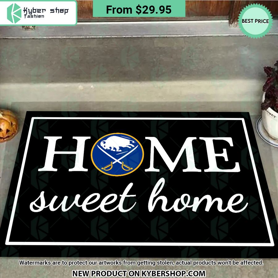 Buffalo Sabres Home Sweet Home Doormat