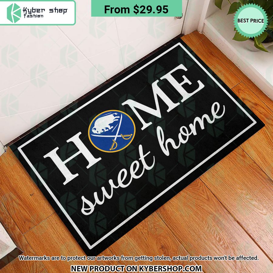Buffalo Sabres Home Sweet Home Doormat