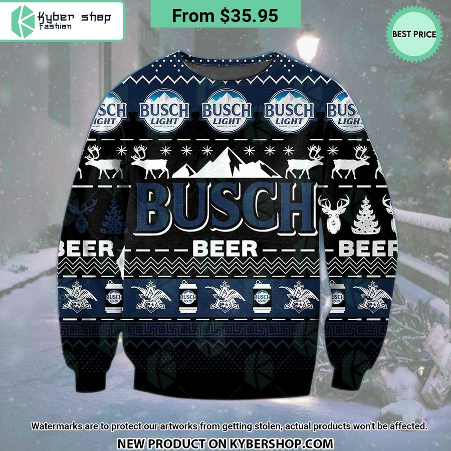 Busch Light Beer Sweater