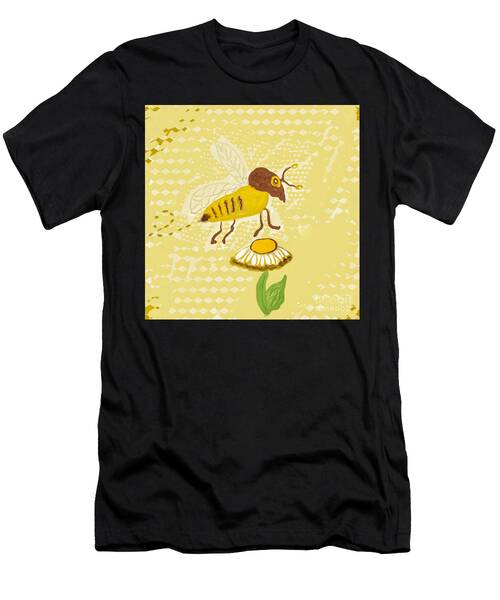 Busy Bee Flight Illustration T-Shirt