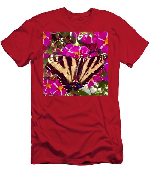 Swallowtail Butterfly Pink T-Shirt