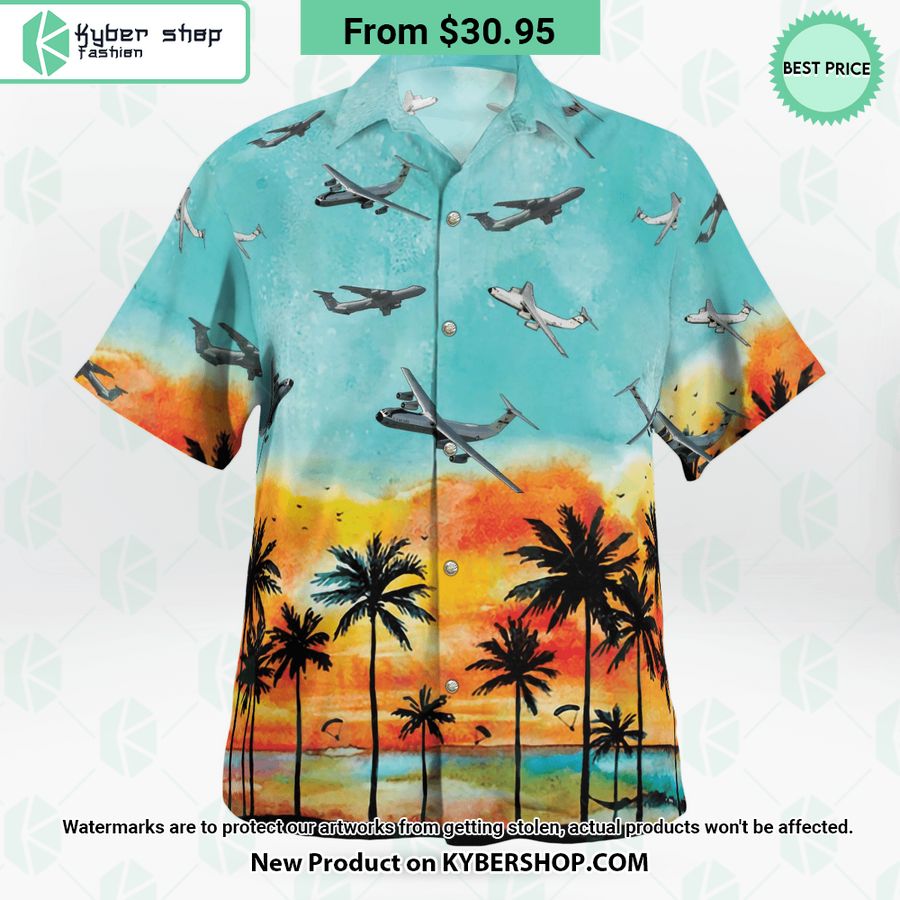 C-141 Starlifter Hawaiian Shirt