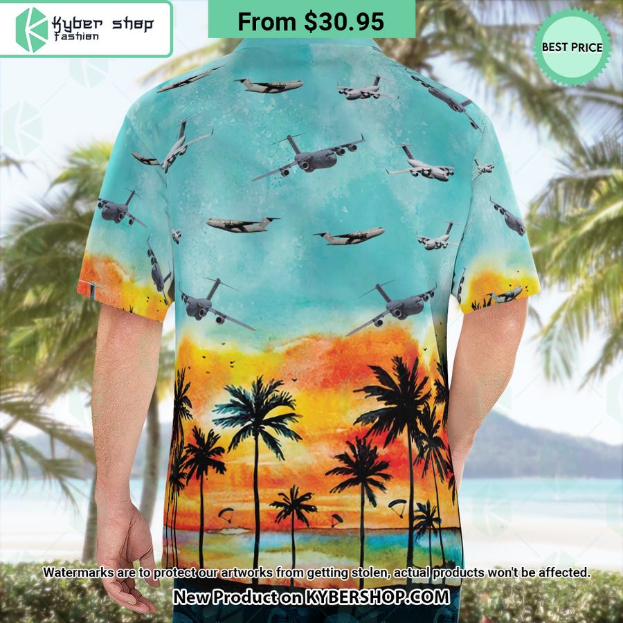 C-17 Globemaster Iii Hawaiian Shirt