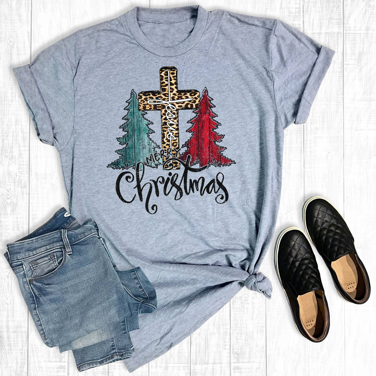 Leopard Merry Christmas Jesus