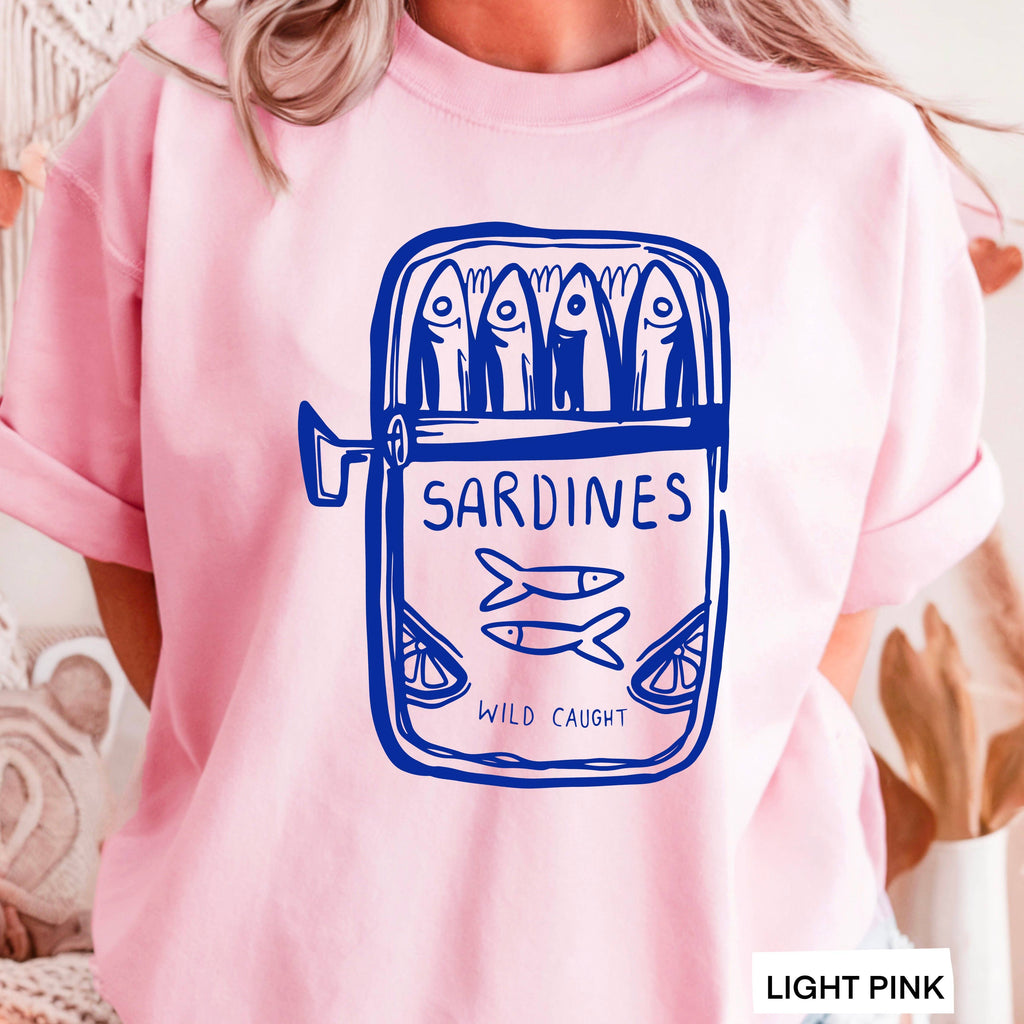 Sardines Coastal Women’S Graphic Tee | Gildan