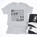 My Story His Glory Men's Graphic Tee Shirt