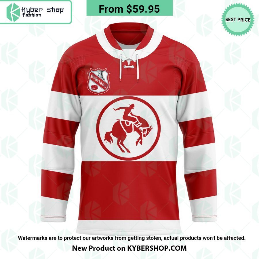 Calgary Flames Heritage Concepts team logo Hockey Jersey