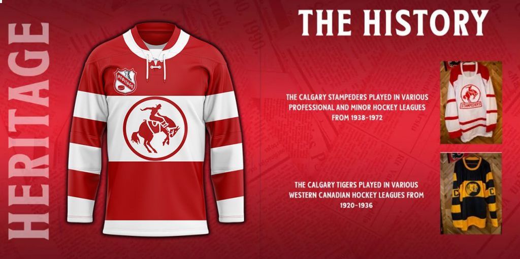 Calgary Flames Heritage Concepts team logo Hockey Jersey