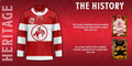 Calgary Flames Heritage Concepts team logo Hockey Jersey