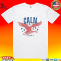 Calm Eagle Hollywood Ca T-shirt