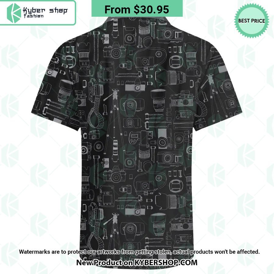 Camera pattern Hawaiian Shirt