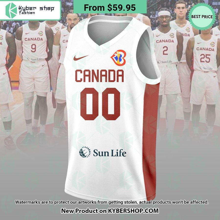 Canada FIBA Basketball World Cup 2023 CUSTOM Basketball Jersey, Cap