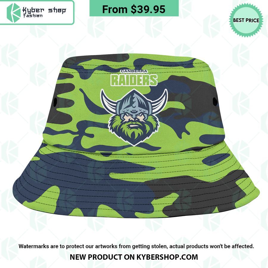 Canberra Raiders Camo Bucket Hat