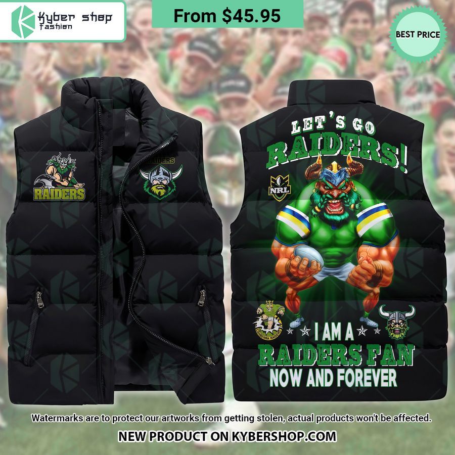 Canberra Raiders Sleeveless Puffer Down Jacket