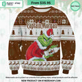 Captain Morgan Grinch Ugly Christmas Sweater