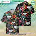 Caregiver Heart Handshake Hawaiian Shirt