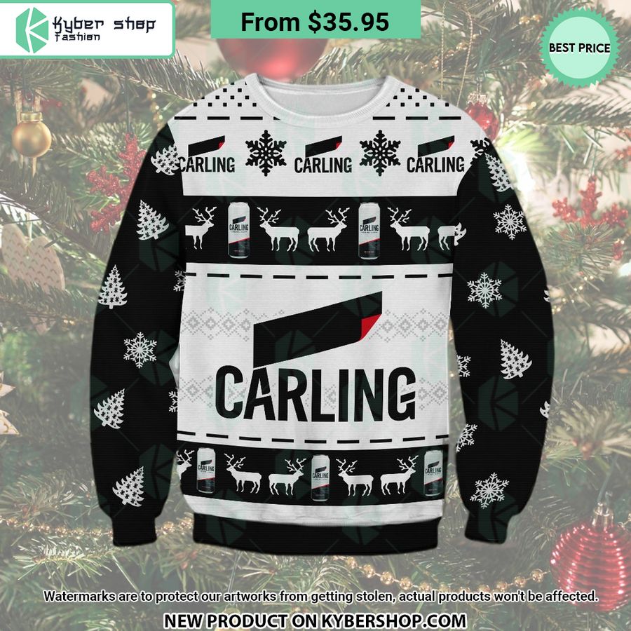 Carling Beer Christmas Sweater