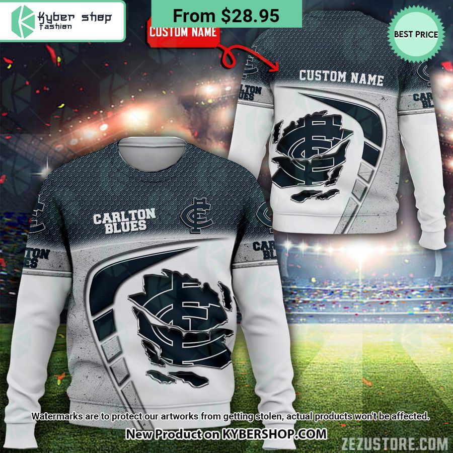 Carlton Blues CUSTOM Hoodie