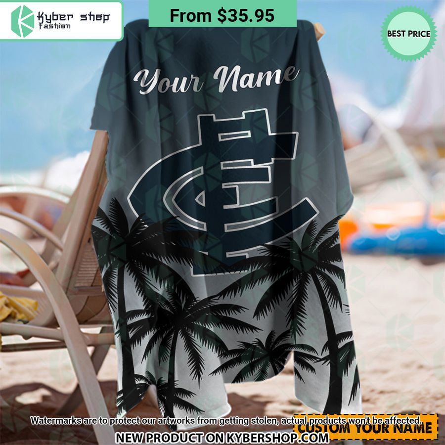 Carlton FC CUSTOM Beach Towel