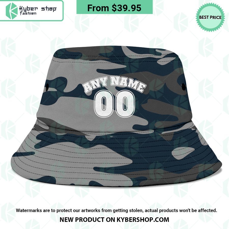 Carlton Football Club Camo Bucket Hat