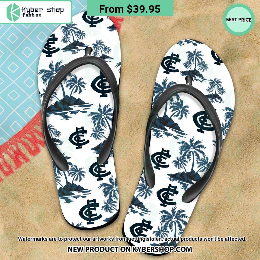 Carlton Football Club Flip Flop