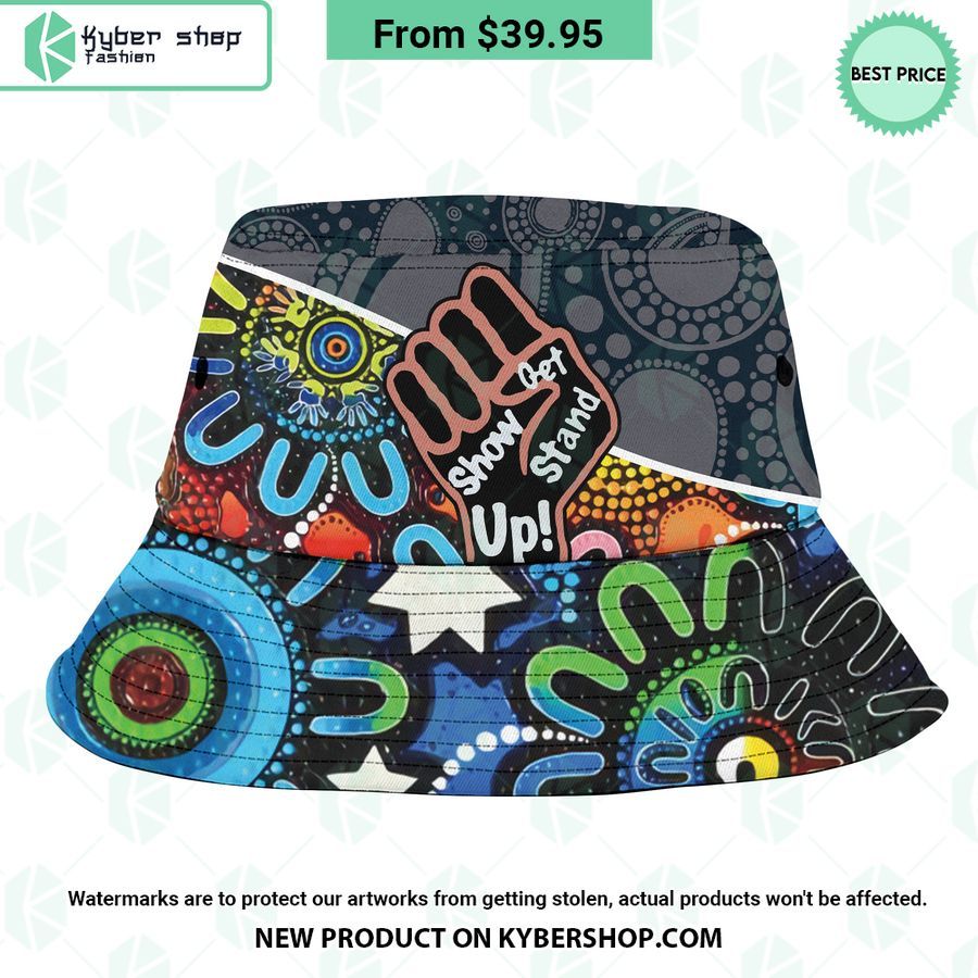 Carlton Football Club Indigenous Pattern Bucket Hat