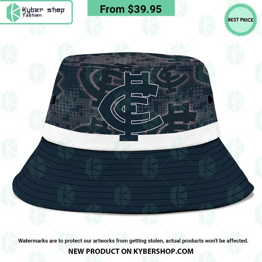 Carlton Football Club Logo Bucket Hat