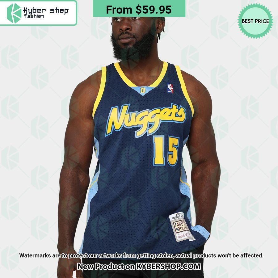 Carmelo Anthony 15 Denver Nuggets Basketball Jersey