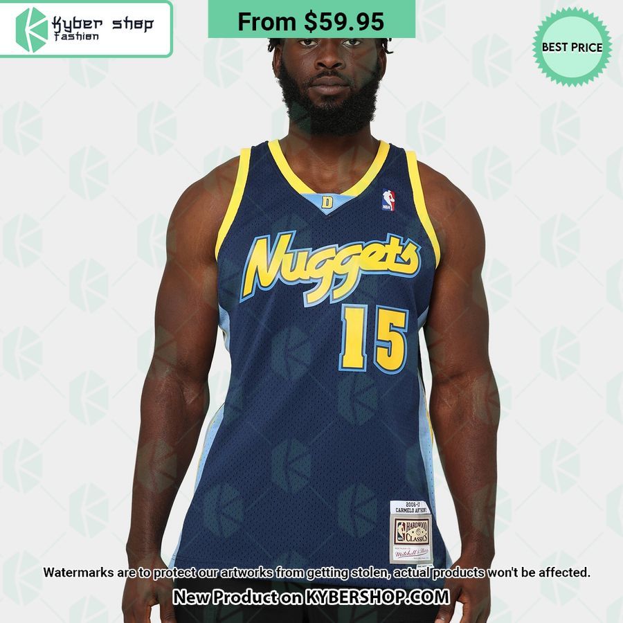 Carmelo Anthony 15 Denver Nuggets Basketball Jersey