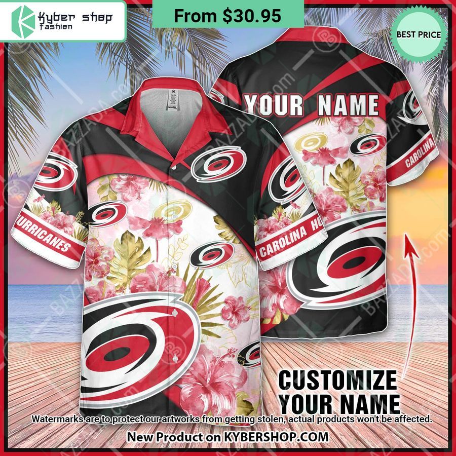 Carolina Hurricanes custom personalized Hawaiian Shirt