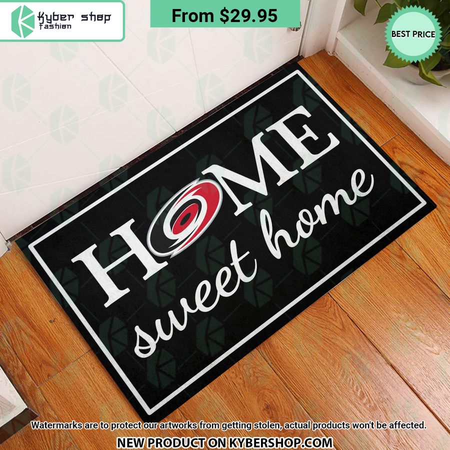 Carolina Hurricanes Home Sweet Home Doormat