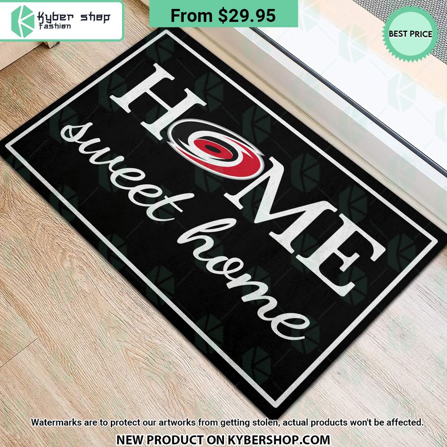 Carolina Hurricanes Home Sweet Home Doormat