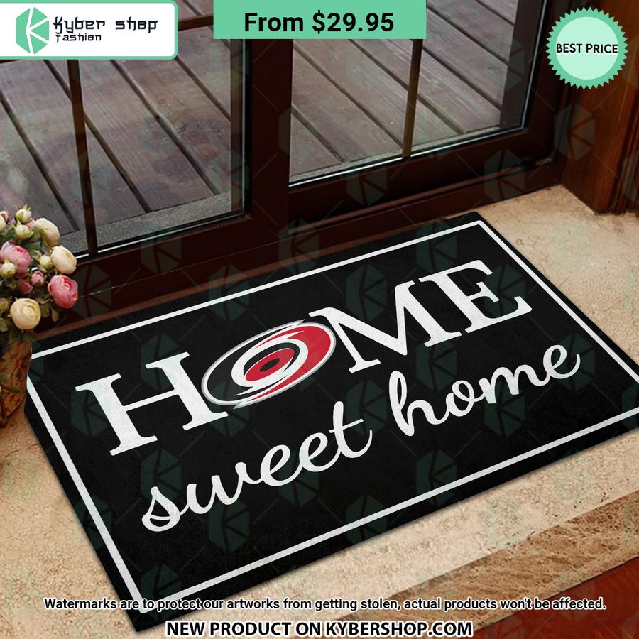 Carolina Hurricanes Home Sweet Home Doormat